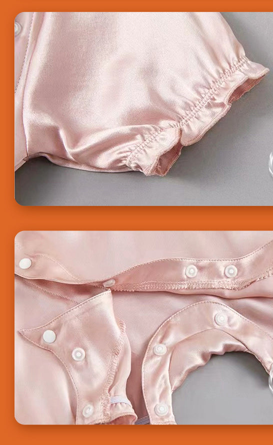 Amazing Silk Baby Romper (100% Mulberry Silk)