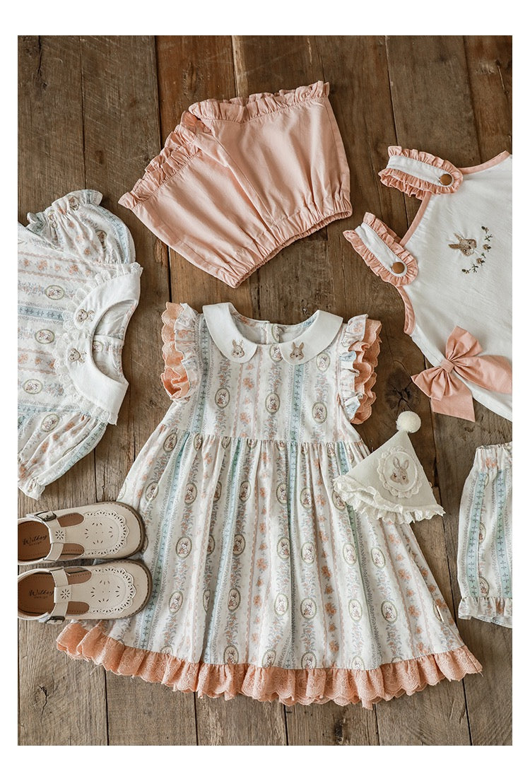 Angelic Korean-Style Sleeveless Princess Dress