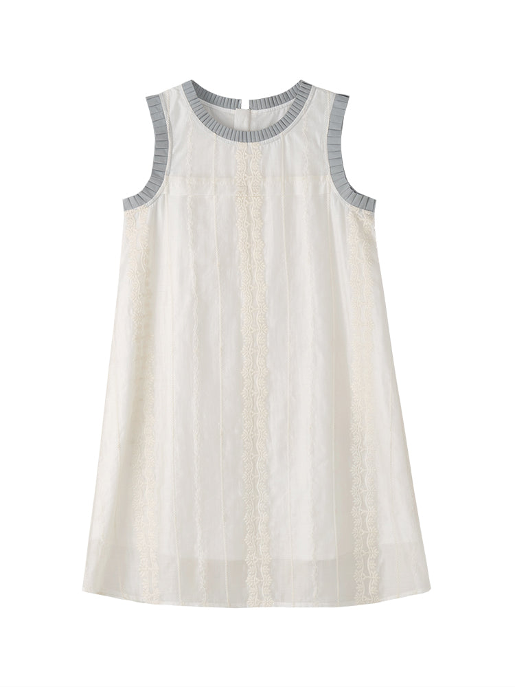Angelic Korean-Style Sleeveless Princess Dress