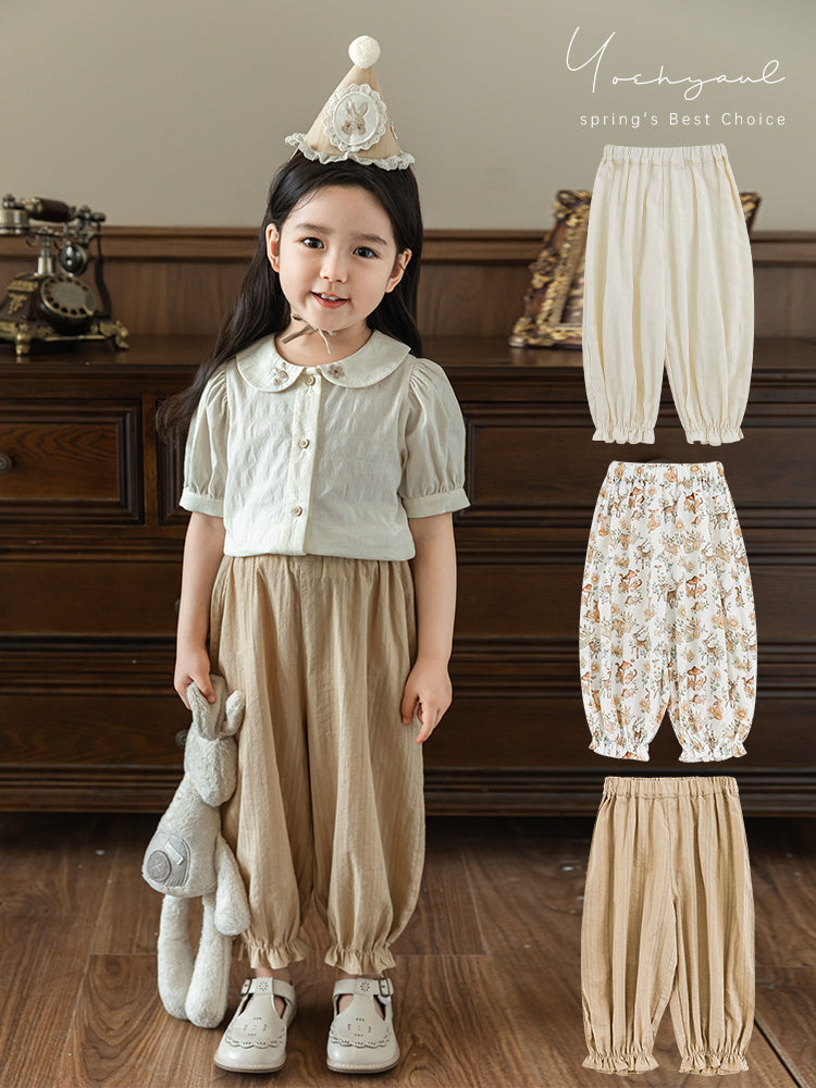 Cool and Comfortable Wide-Leg Pants for Girls in Summer