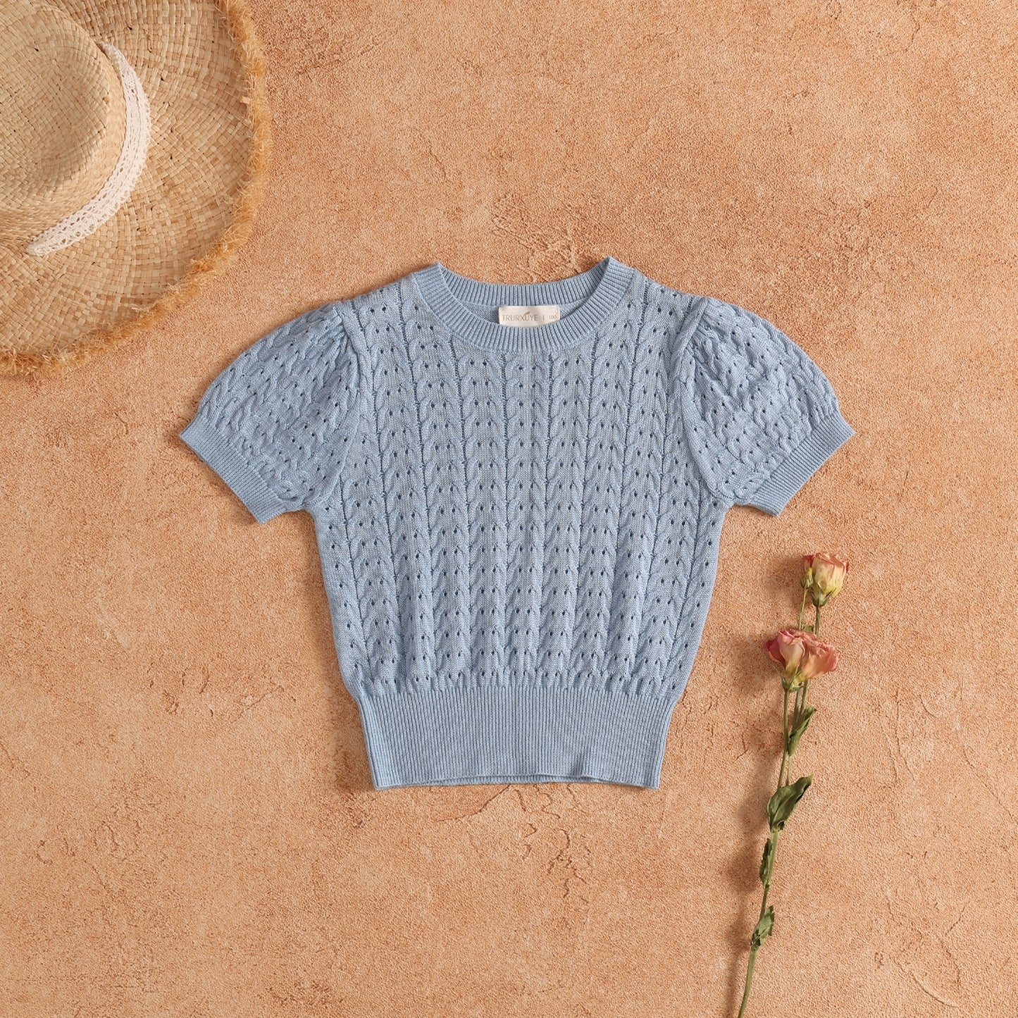 Angelic Girl's Knitted Princess Romper