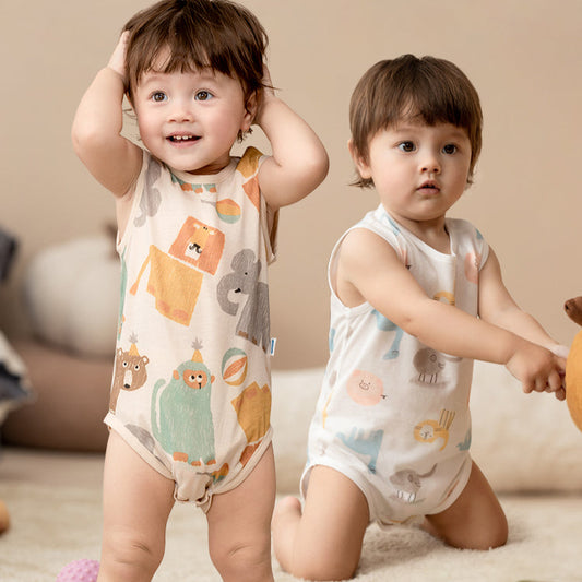 Baby summer sleeveless cotton  bodysuit