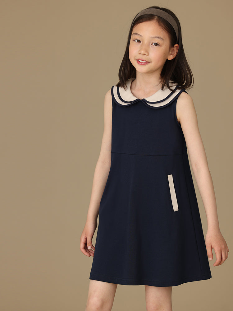 Sleeveless Girls' Dress_001