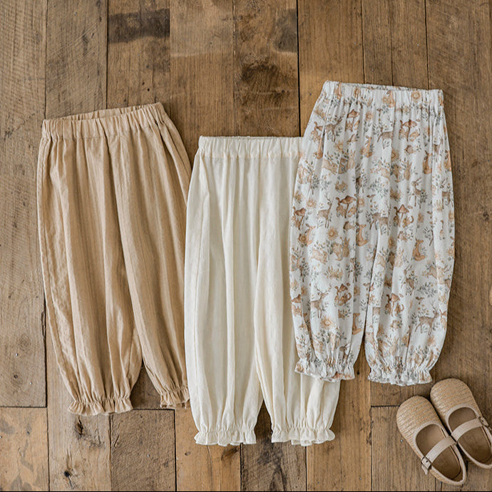 Cool and Comfortable Wide-Leg Pants for Girls in Summer