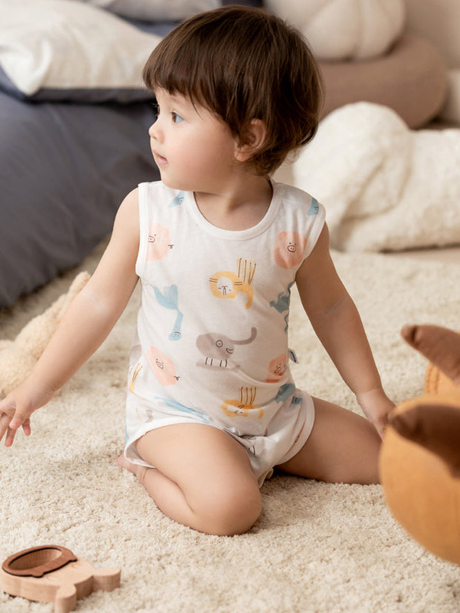 Angelic Baby summer sleeveless cotton  bodysuit