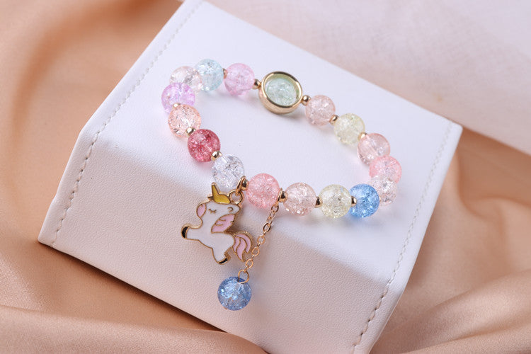 Korean style cute unicorn bracelet