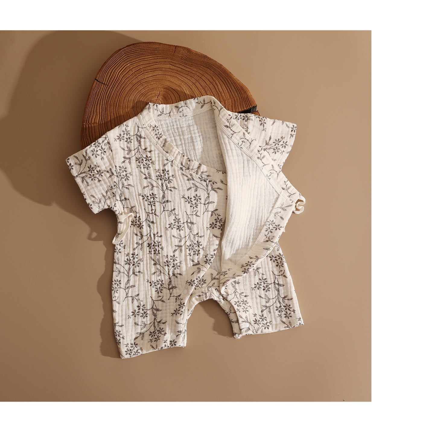 Natural Pure cotton infant onesie