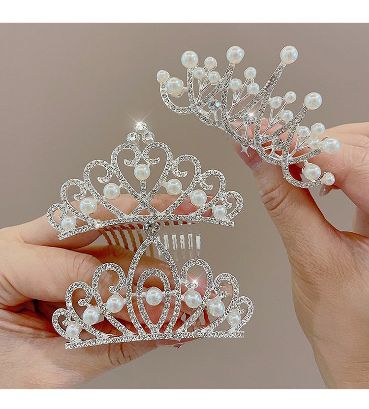 Girls crown hairpin