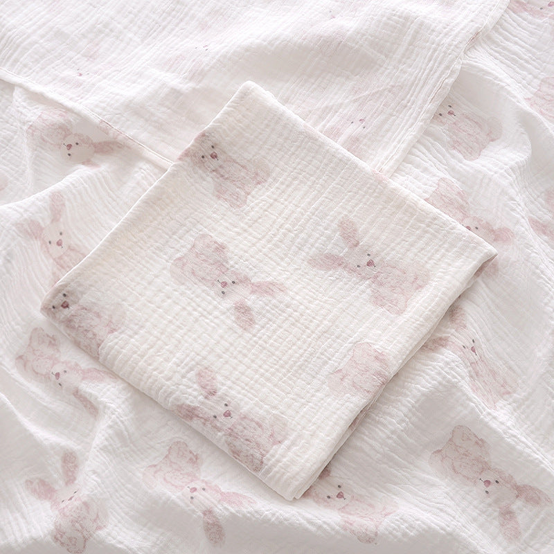 Newborn pure cotton blanket