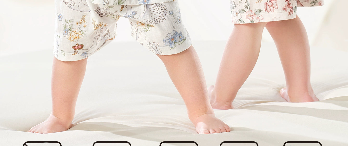 Breathable Pure Cotton Separate-suit