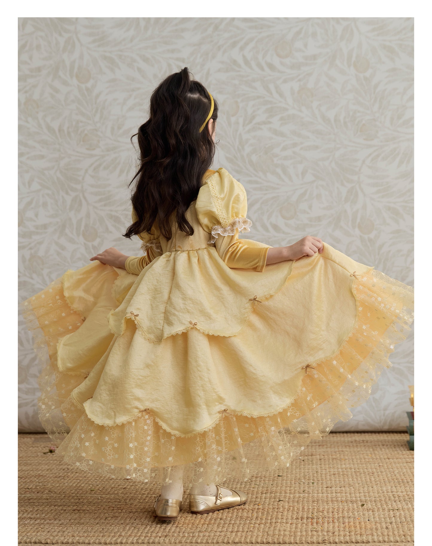 Courtly Style Embroidered Layered Princess Dress