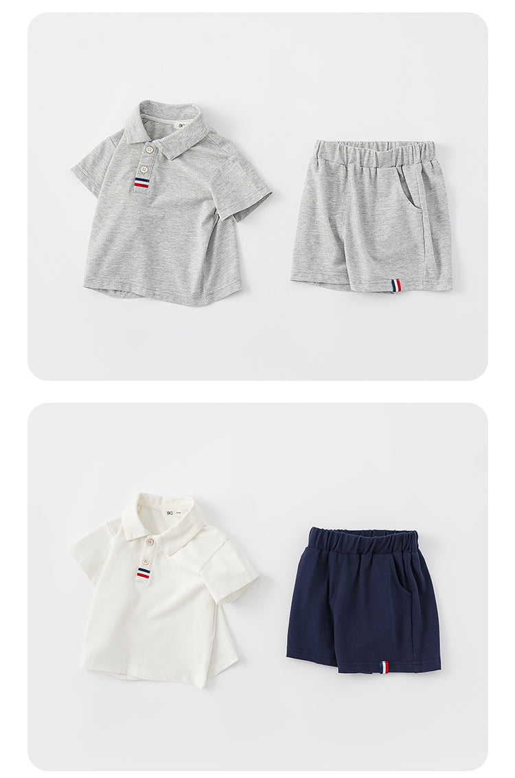 Stylish, Soft, and Breathable Boys' Polo Suit