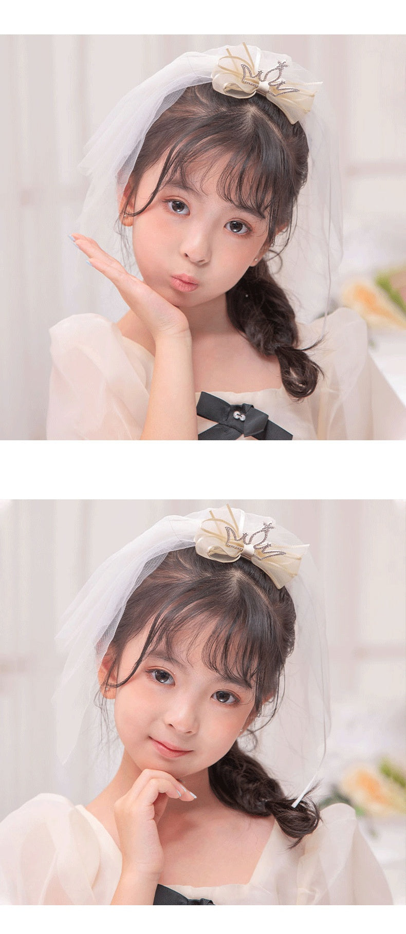 Girl Princess Crown Veil