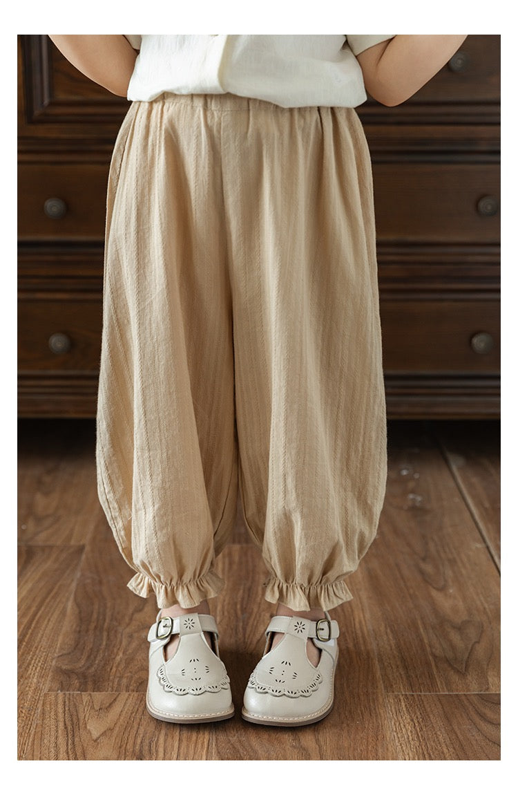 Cool and Comfortable Wide-Leg Pants for Girls in Summer