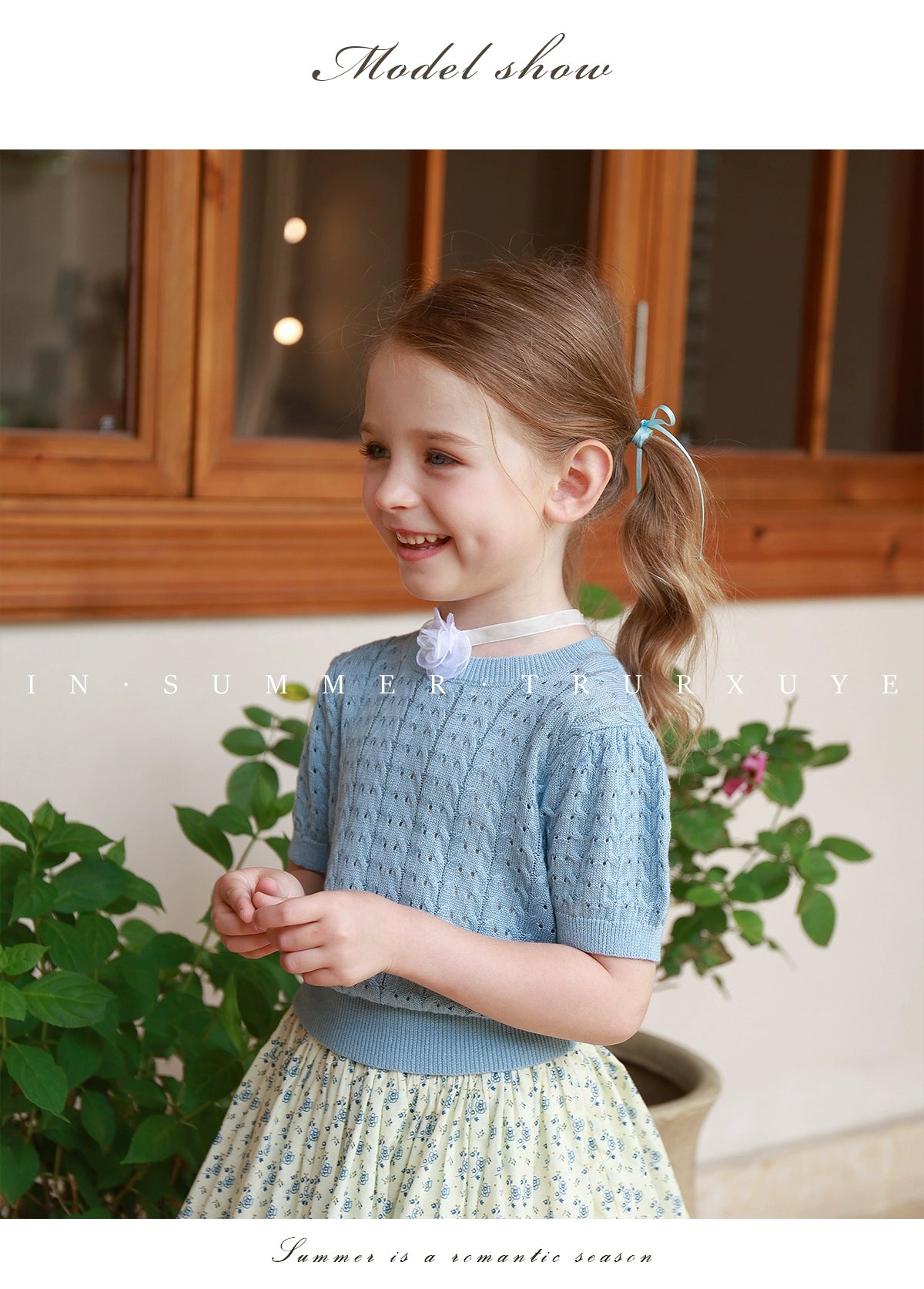 Angelic Girl's Knitted Princess Romper