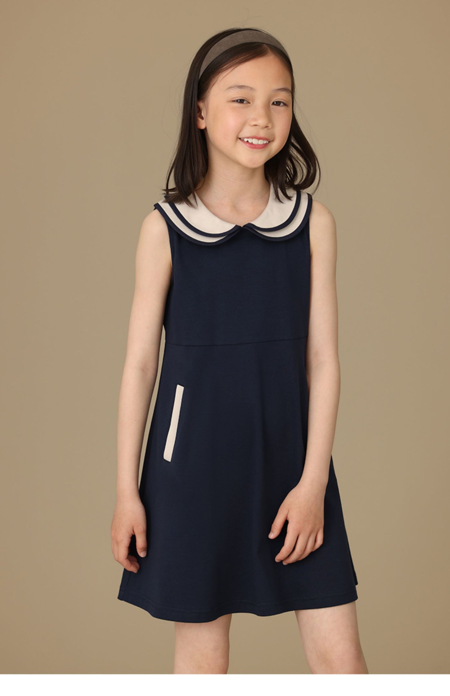 Sleeveless Girls' Dress_001