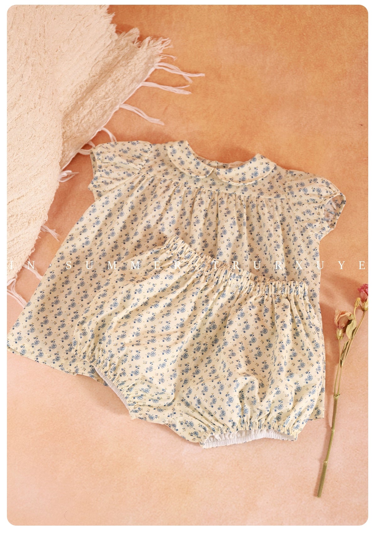 Angelic Girl's Knitted Princess Romper