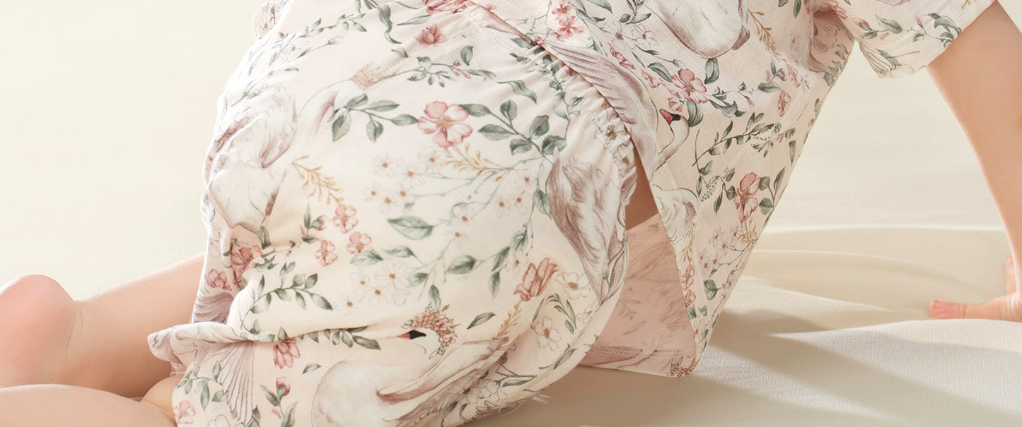 Breathable Pure Cotton Separate-suit