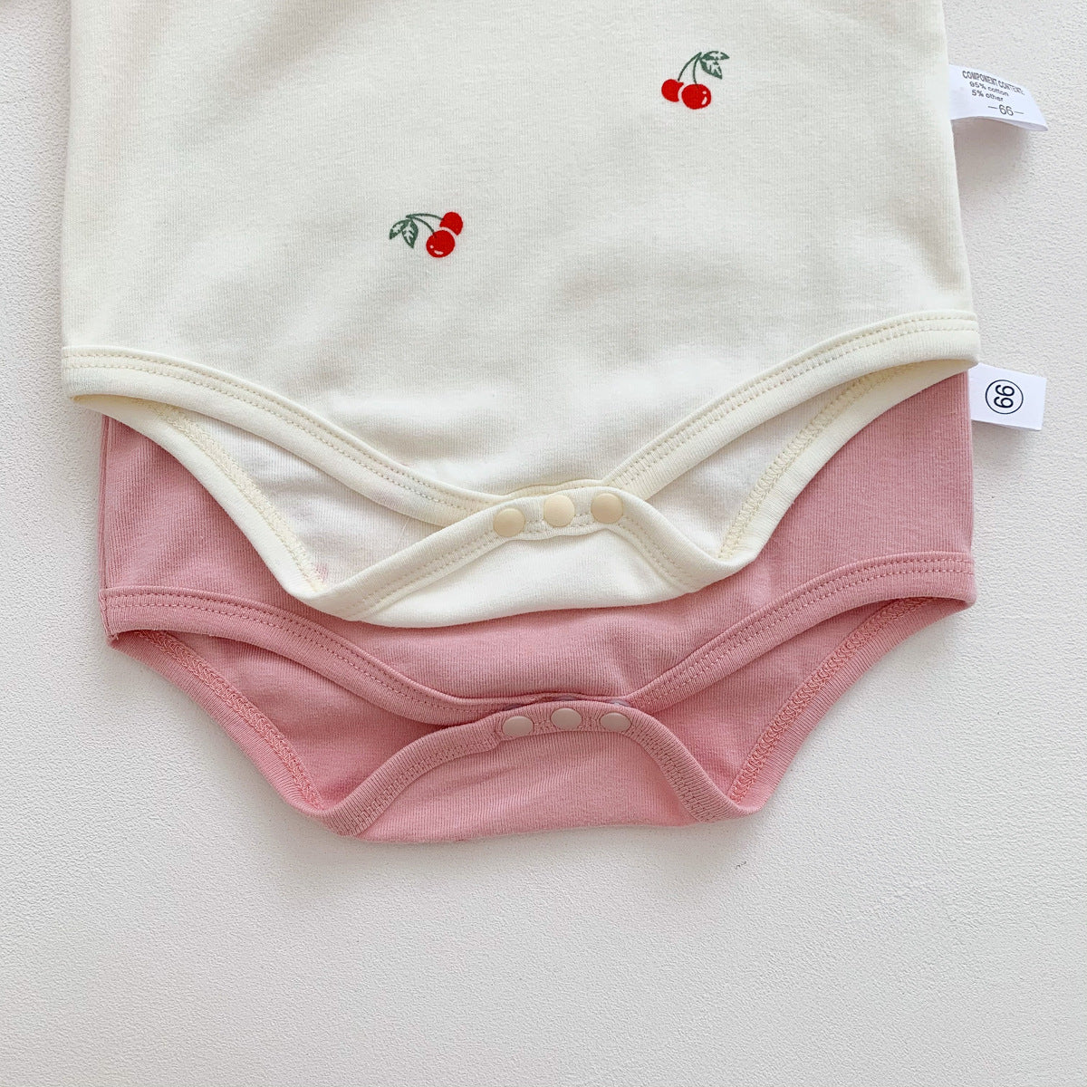Angelic Cute Pure Cotton Bodysuit for Baby Girls