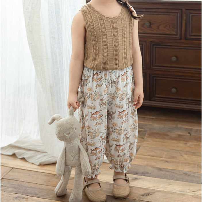 Cool and Comfortable Wide-Leg Pants for Girls in Summer