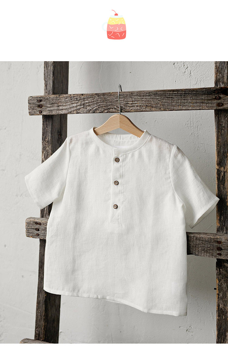 Lightweight, Soft, and Cool Cotton-Linen Shirt