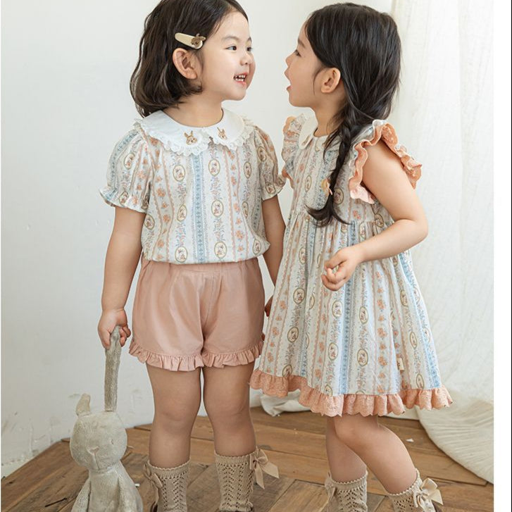 Angelic Girl's Knitted Princess Romper