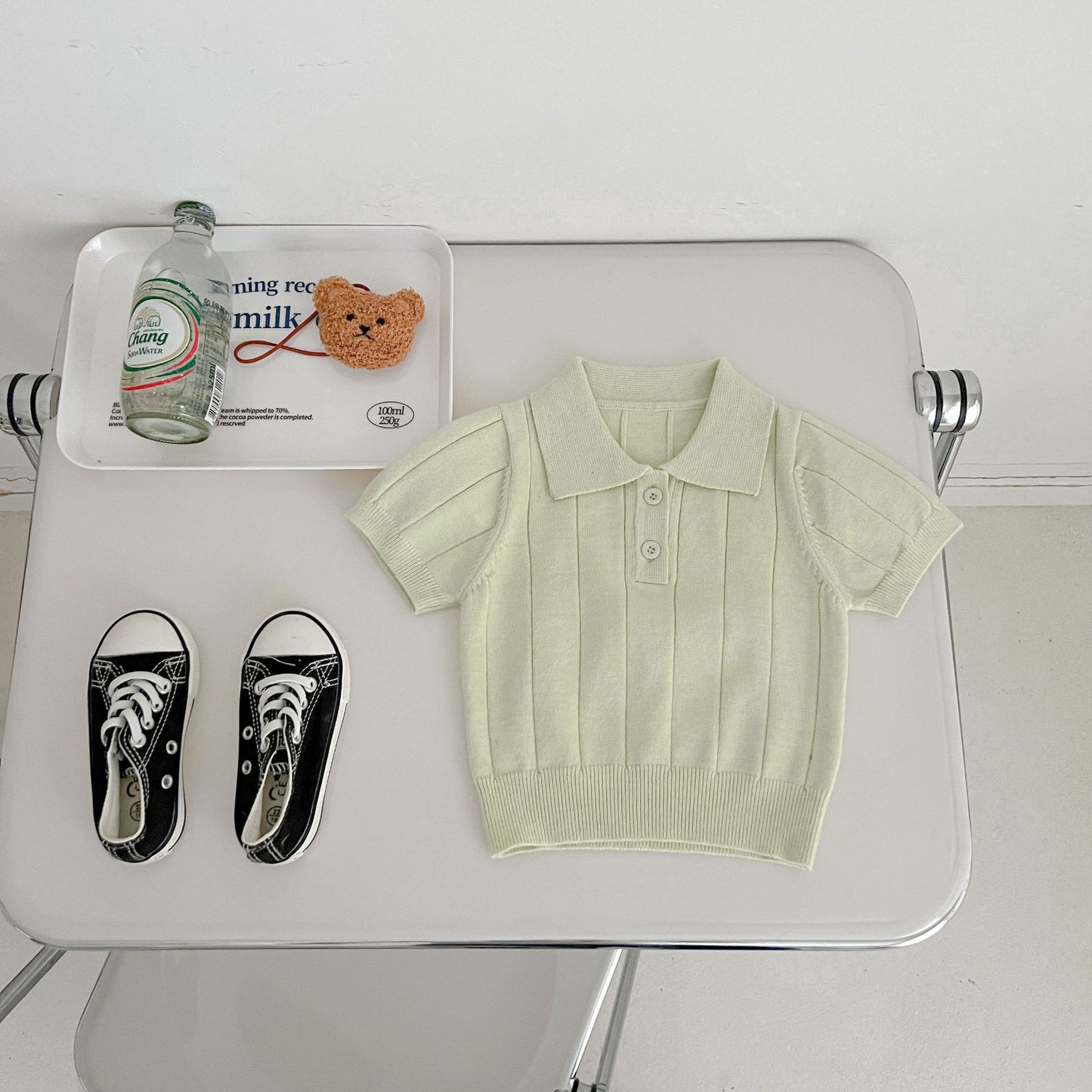 Angelic Baby Boys' Knit Polo Set