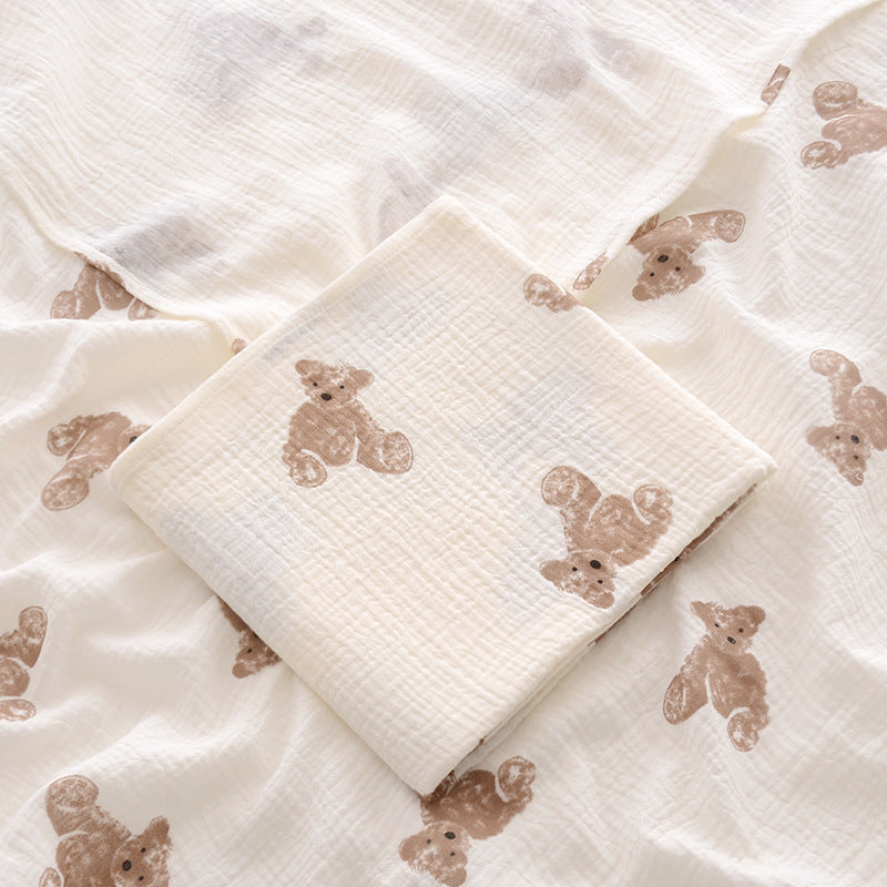 Newborn pure cotton blanket