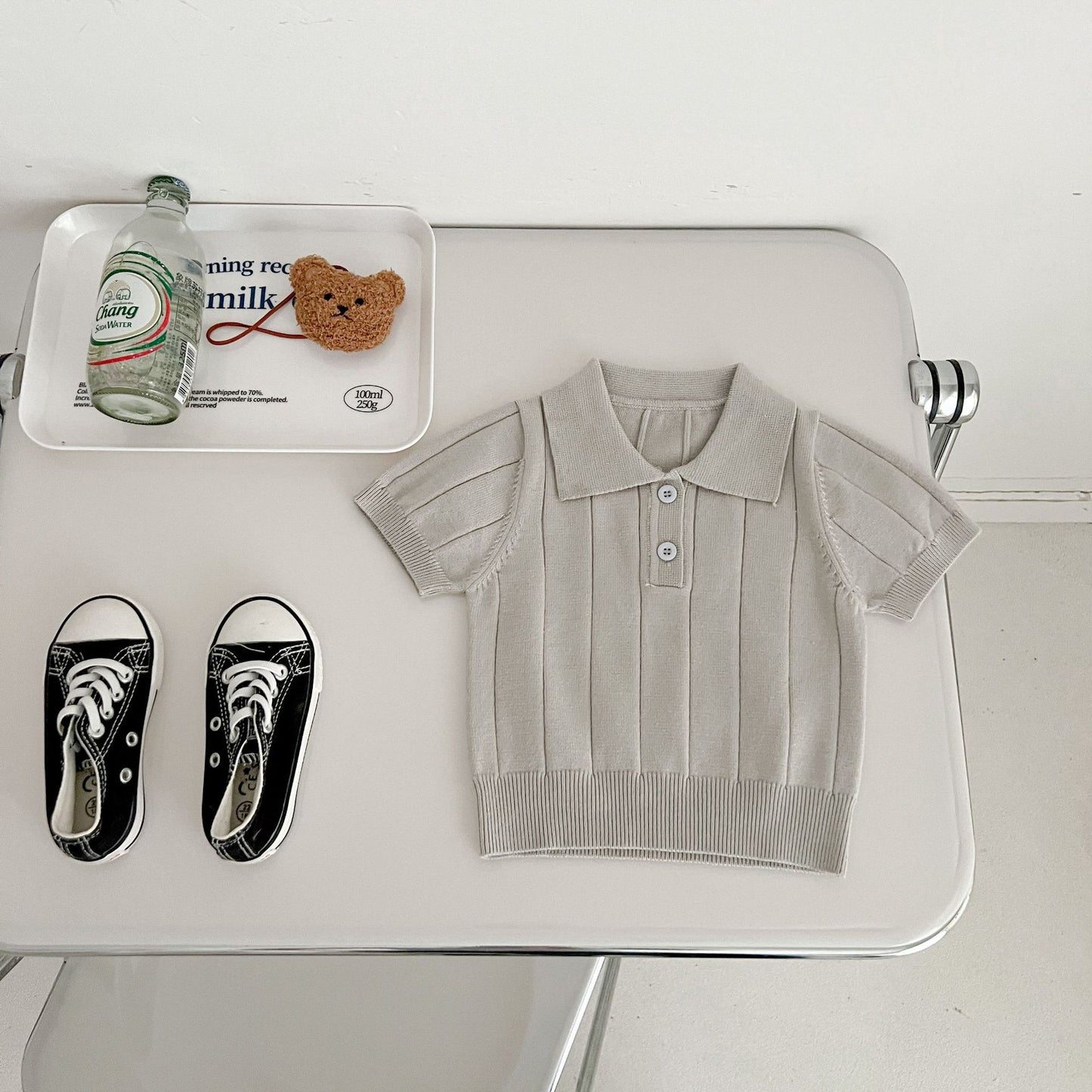 Angelic Baby Boys' Knit Polo Set