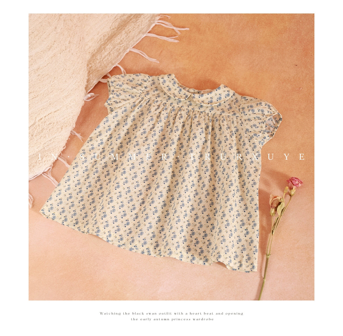 Angelic Girl's Knitted Princess Romper