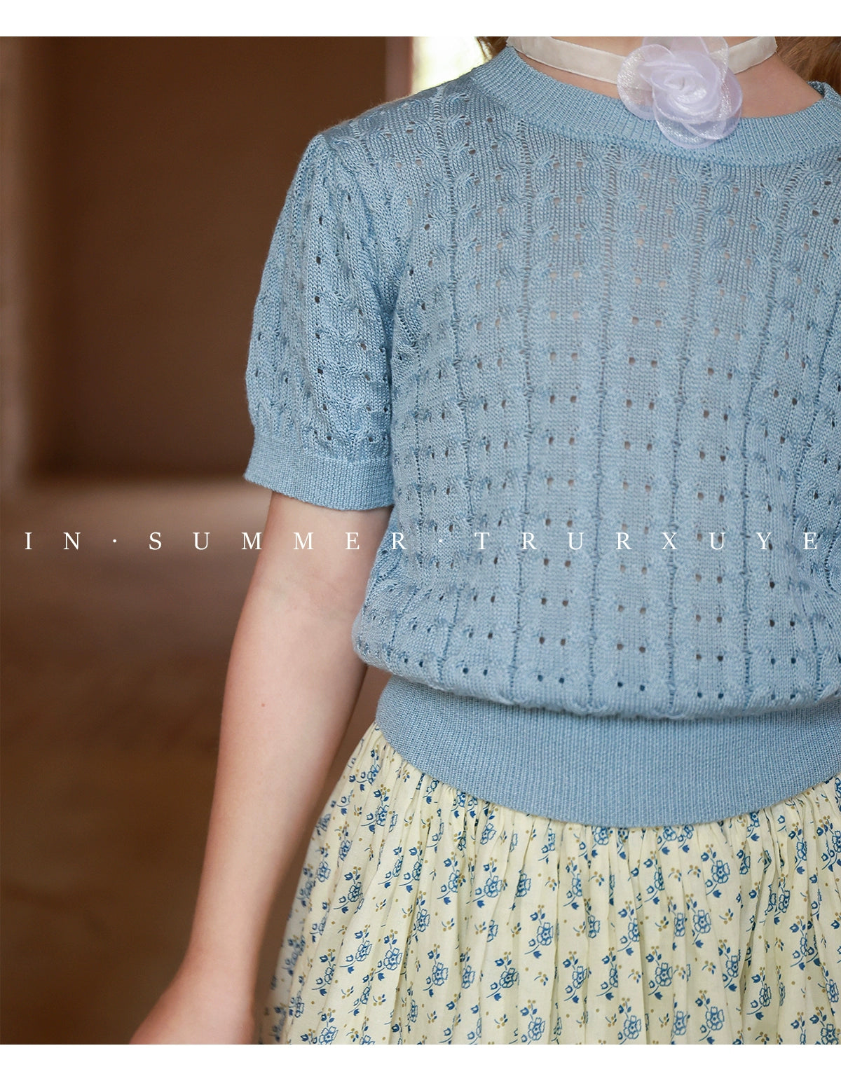 Angelic Girl's Knitted Princess Romper