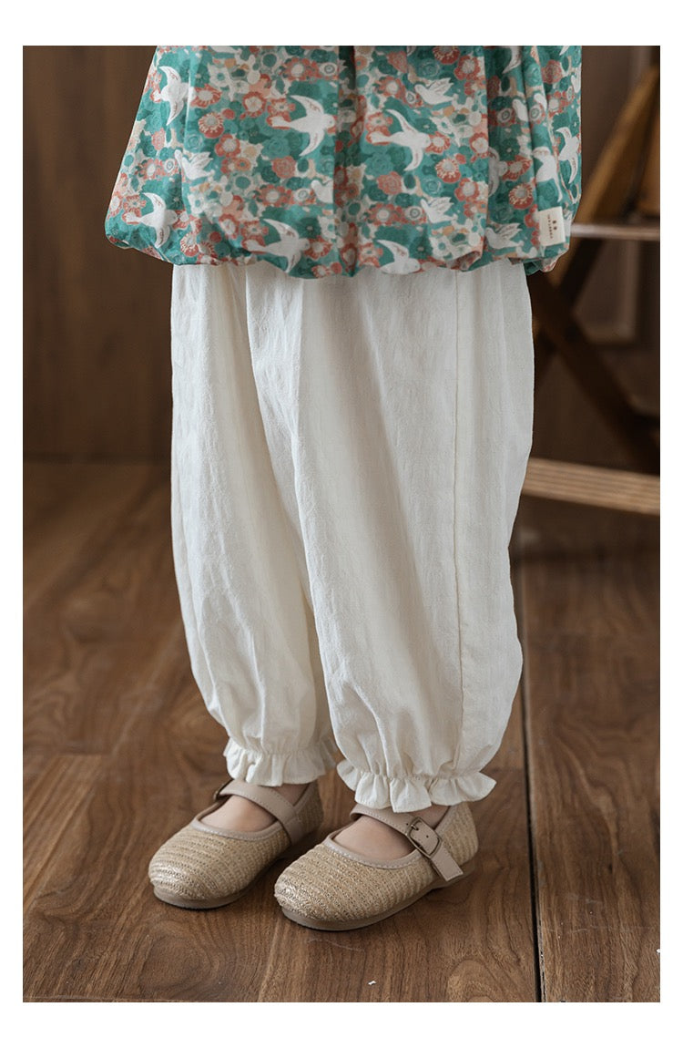 Cool and Comfortable Wide-Leg Pants for Girls in Summer