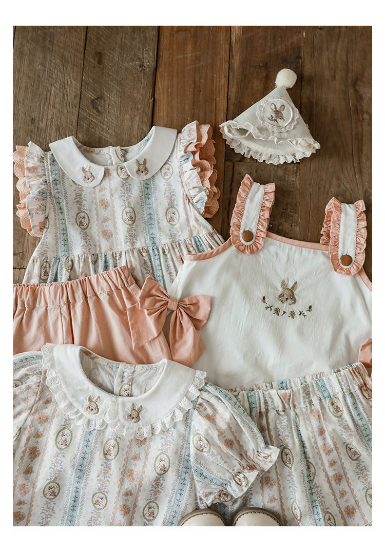 Angelic Girl's Knitted Princess Romper