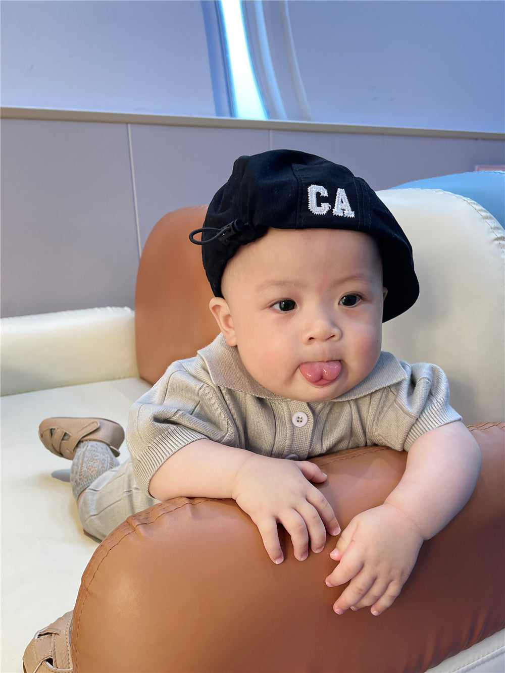 Angelic Baby Boys' Knit Polo Set