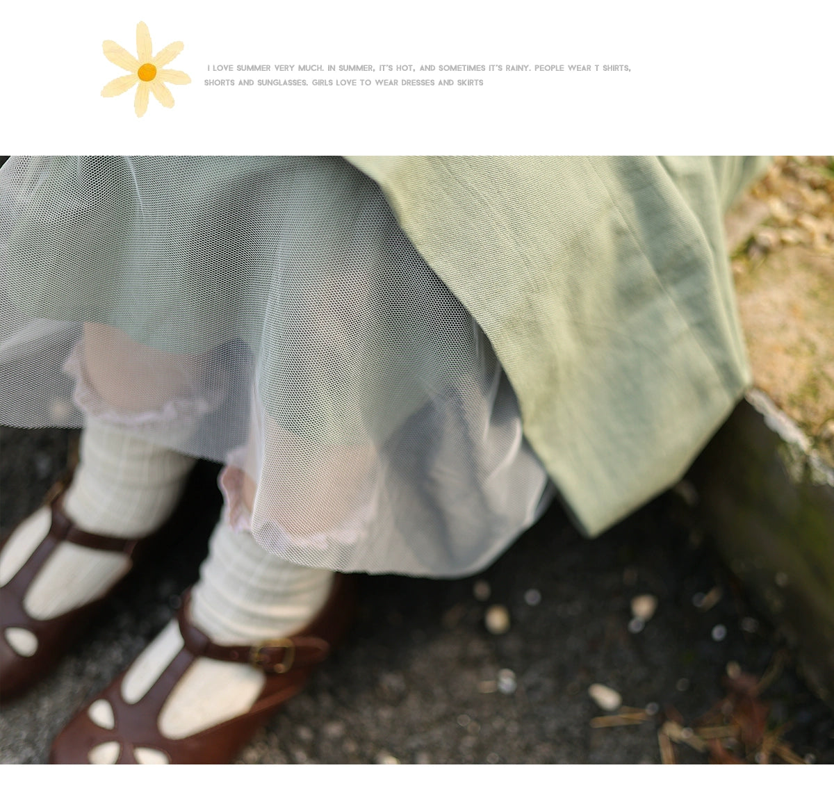 Amazing Sweet and Cute Pure Cotton Dress