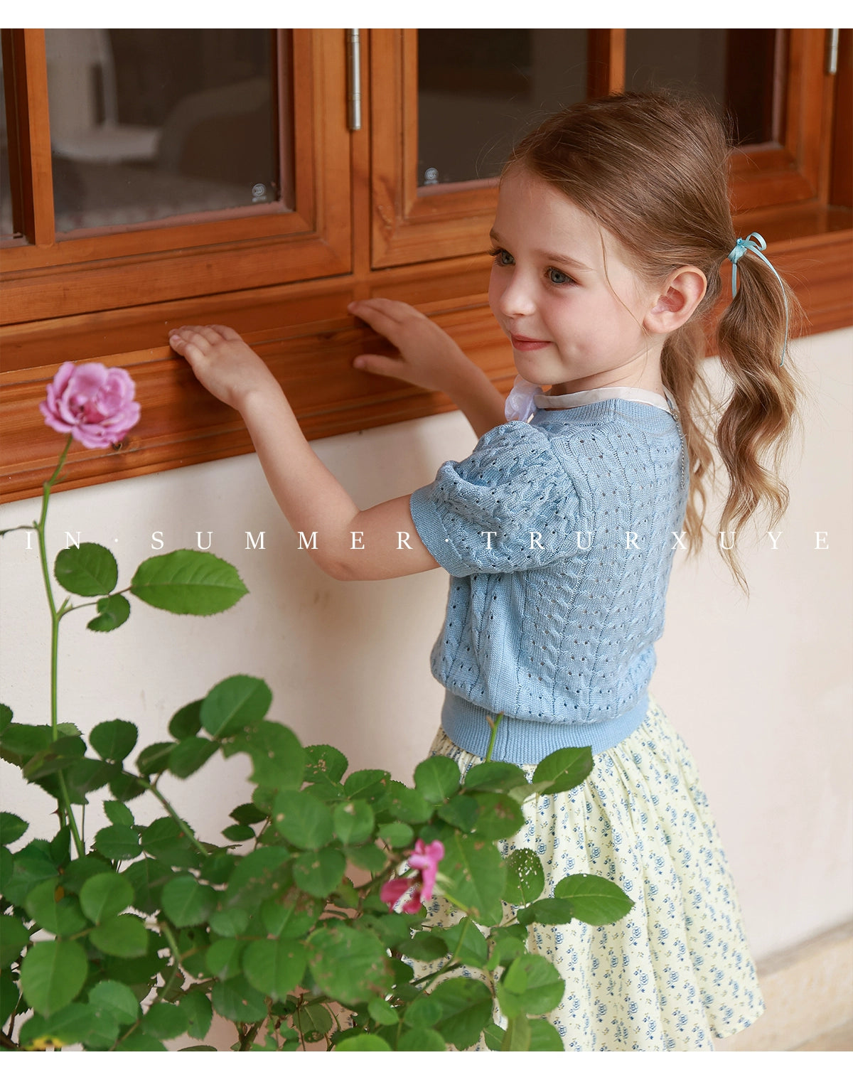 Angelic Girl's Knitted Princess Romper