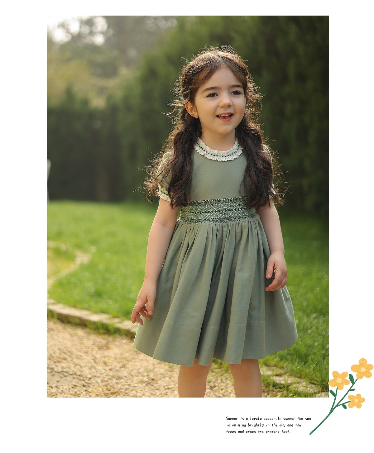 Amazing Sweet and Cute Pure Cotton Dress