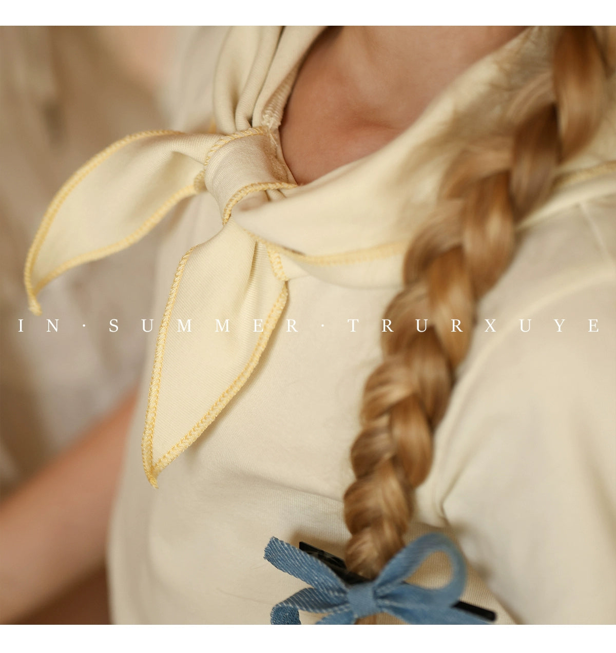 Angelic Bow tie short sleeve baby girl T-shirt