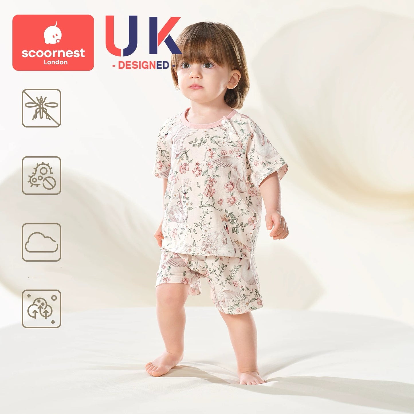 Breathable Pure Cotton Separate-suit