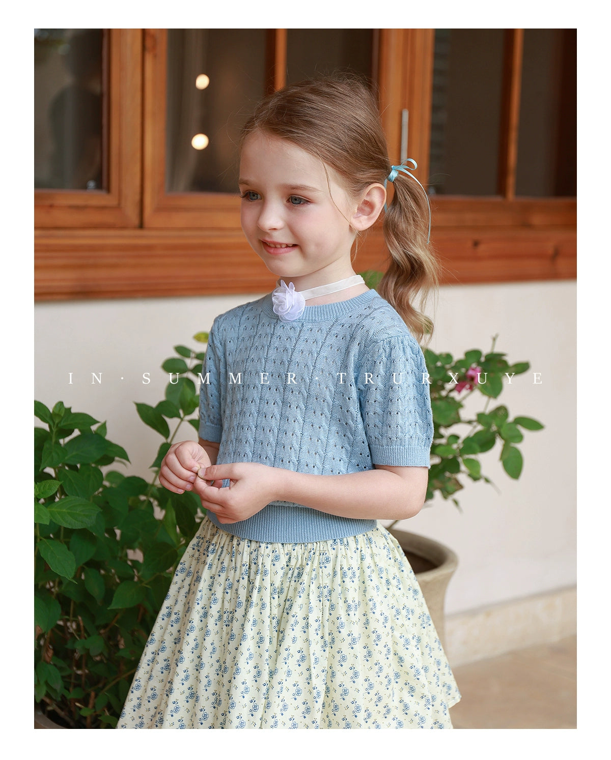 Angelic Girl's Knitted Princess Romper