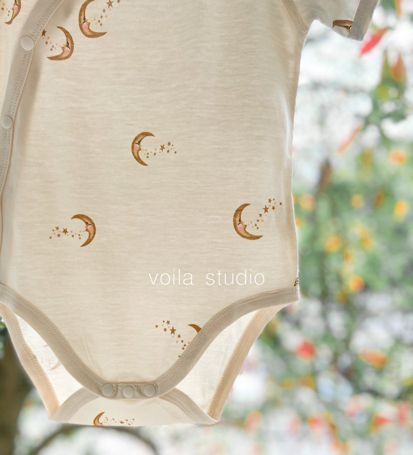 Cute Pure Cotton Bodysuit for Baby Boys