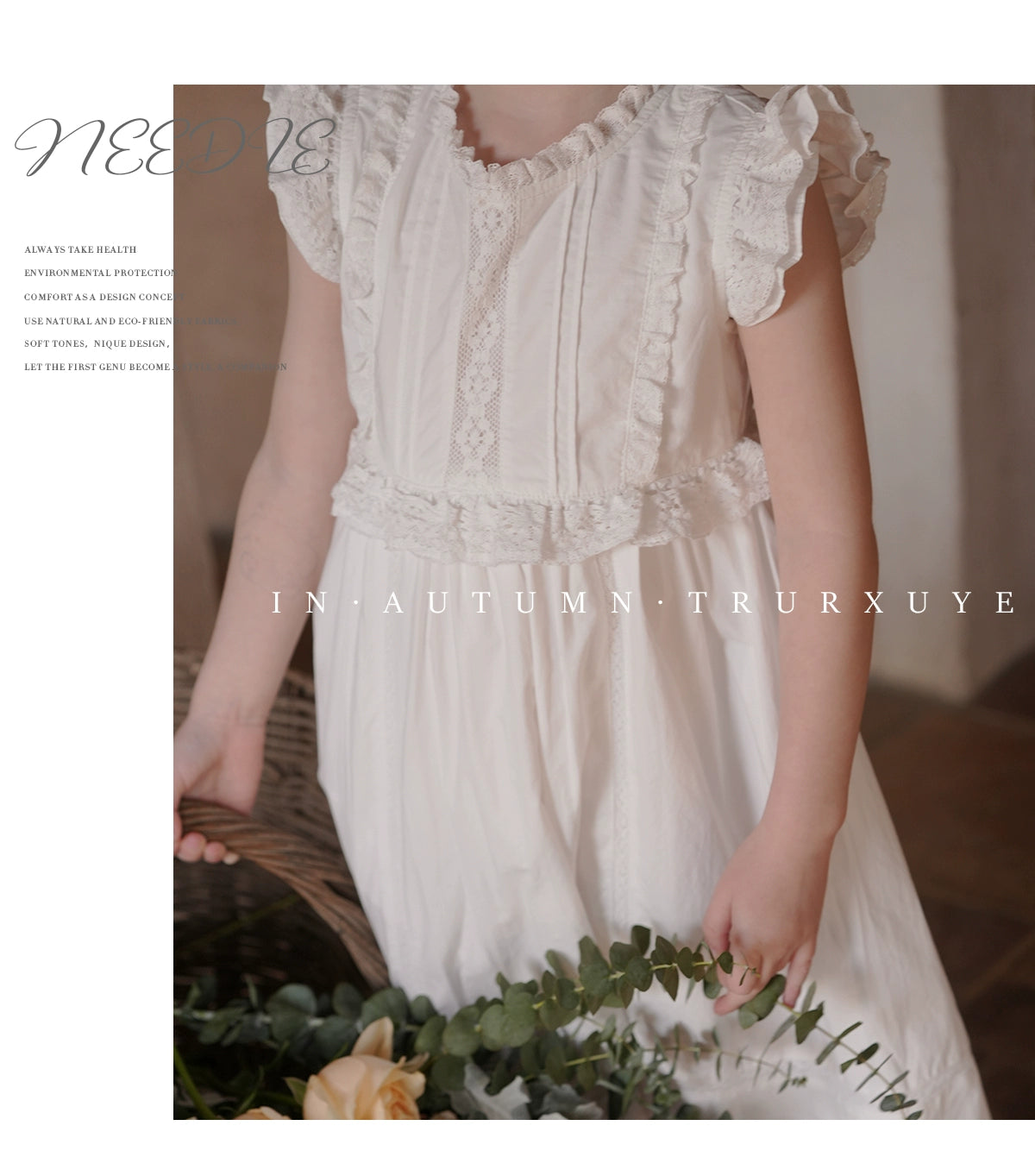 Angelic Sweet and Cute Pure Cotton Dress