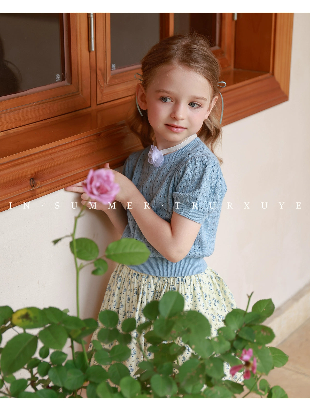 Angelic Girl's Knitted Princess Romper