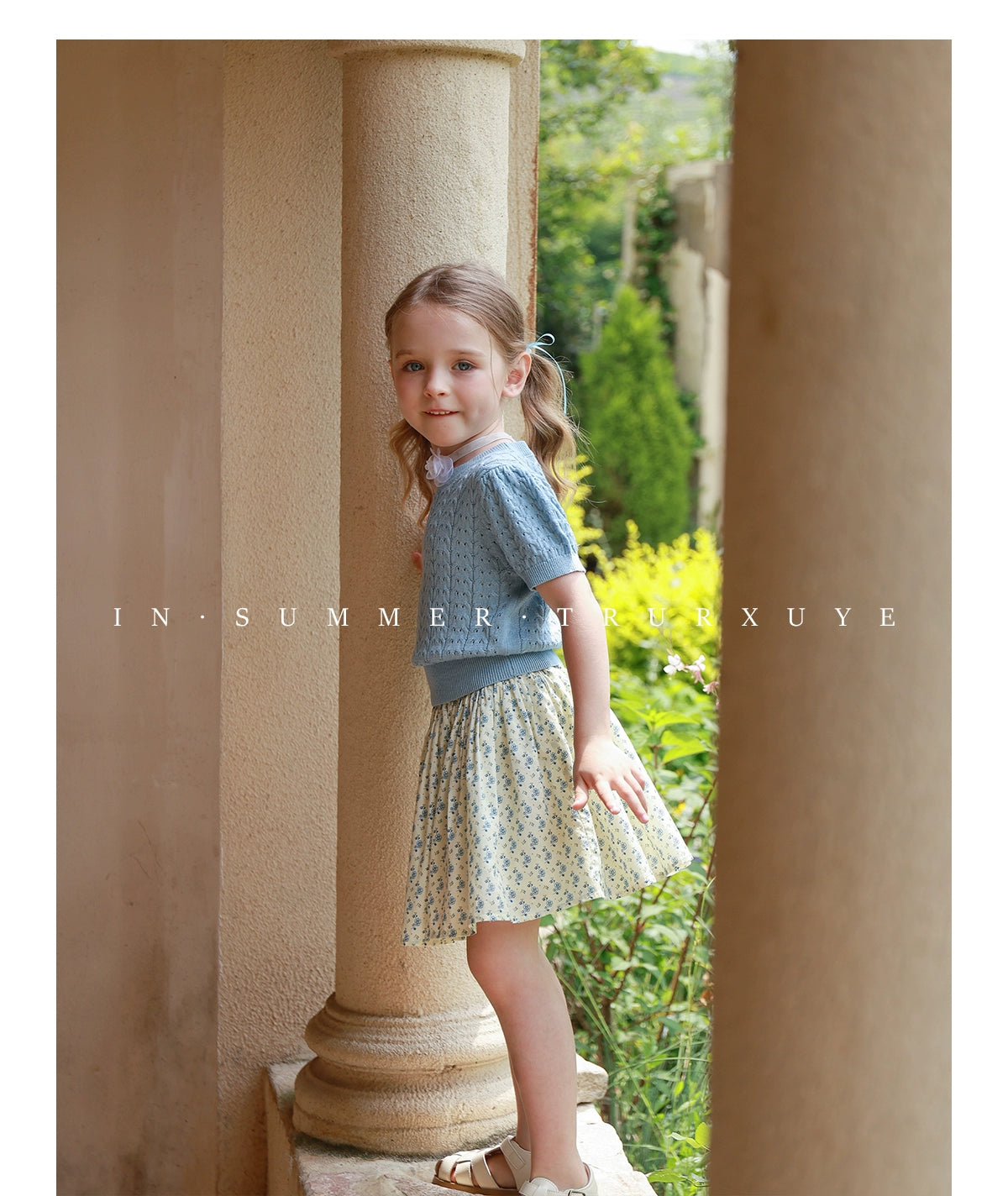 Angelic Girl's Knitted Princess Romper