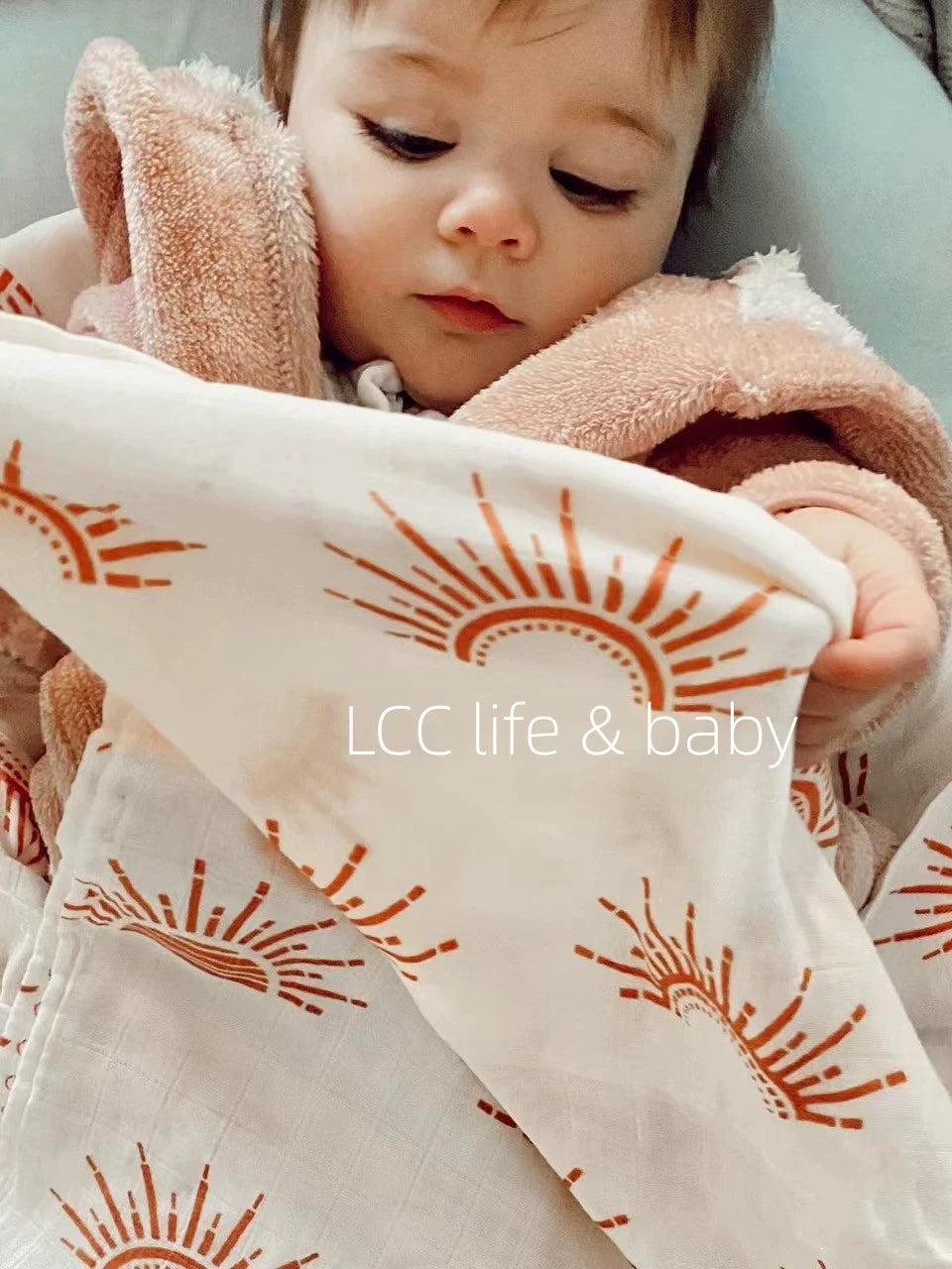 Newborn pure cotton blanket 120cm*120cm