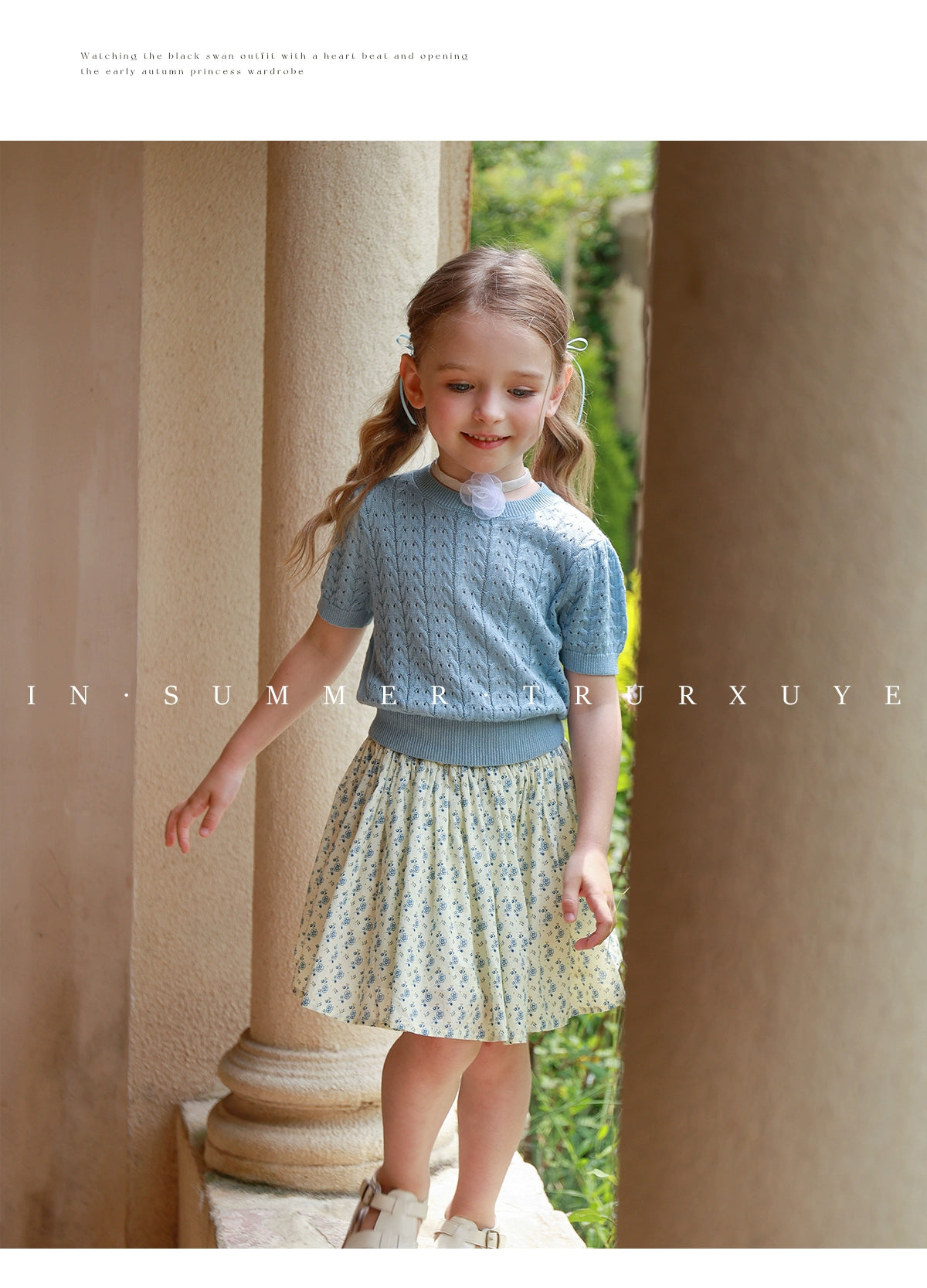 Angelic Girl's Knitted Princess Romper