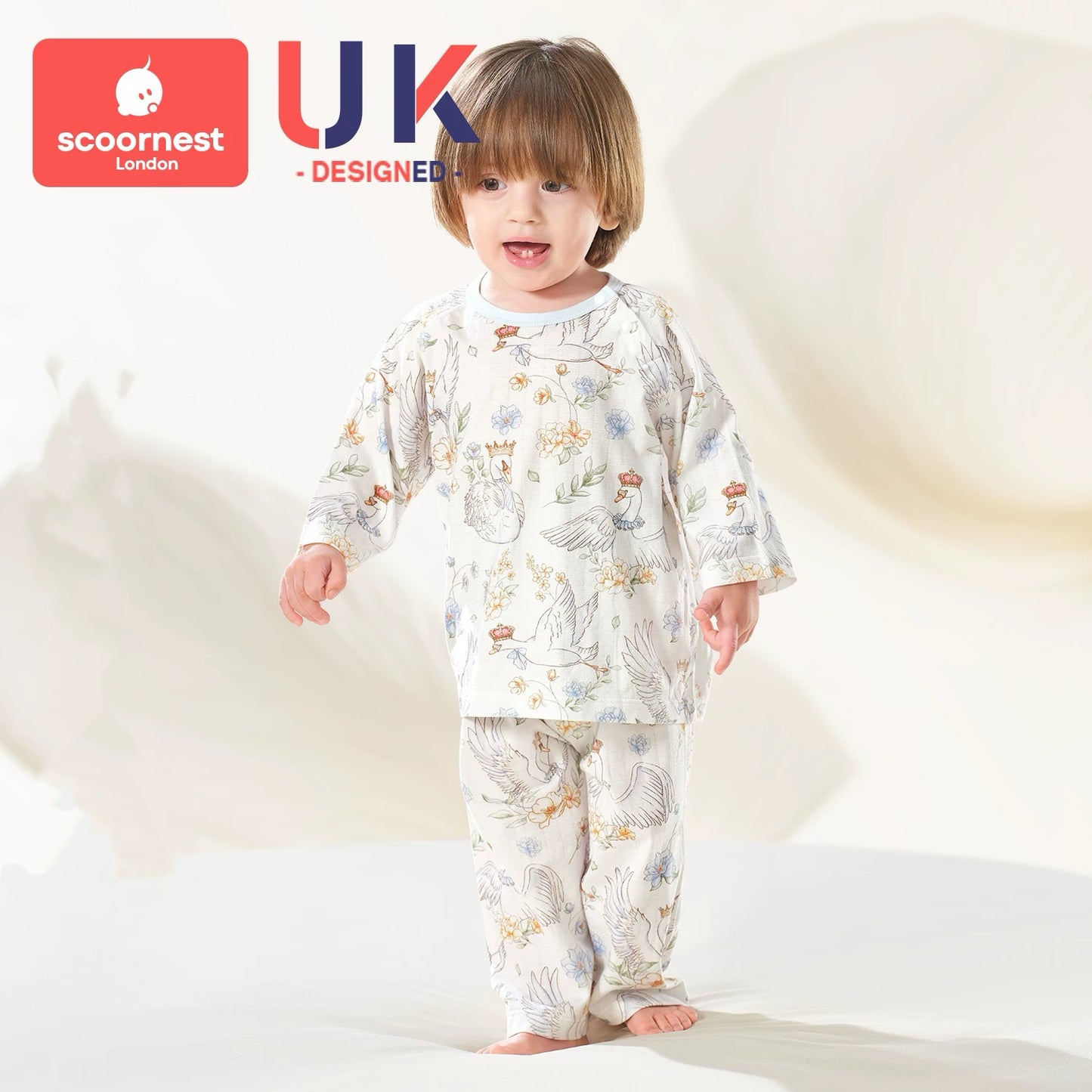 Breathable Pure Cotton Separate-suit