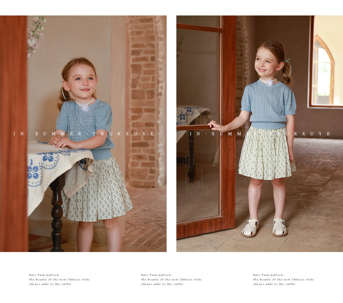 Angelic Girl's Knitted Princess Romper