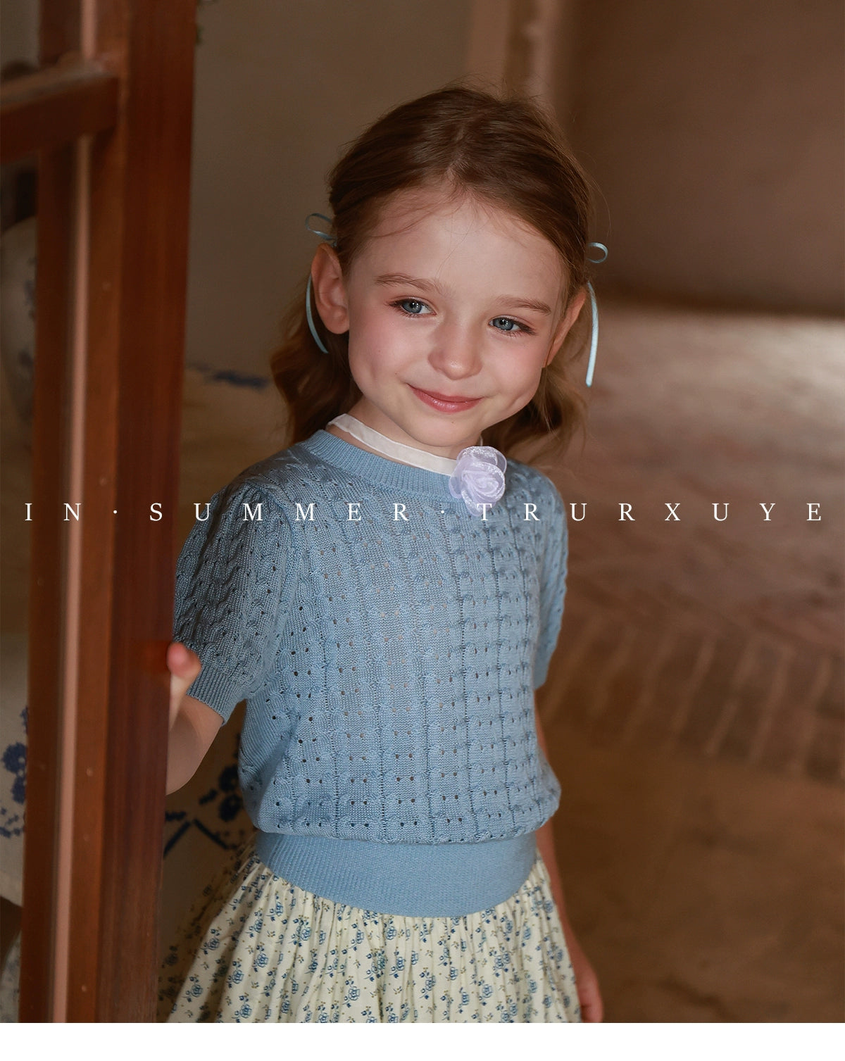 Angelic Girl's Knitted Princess Romper