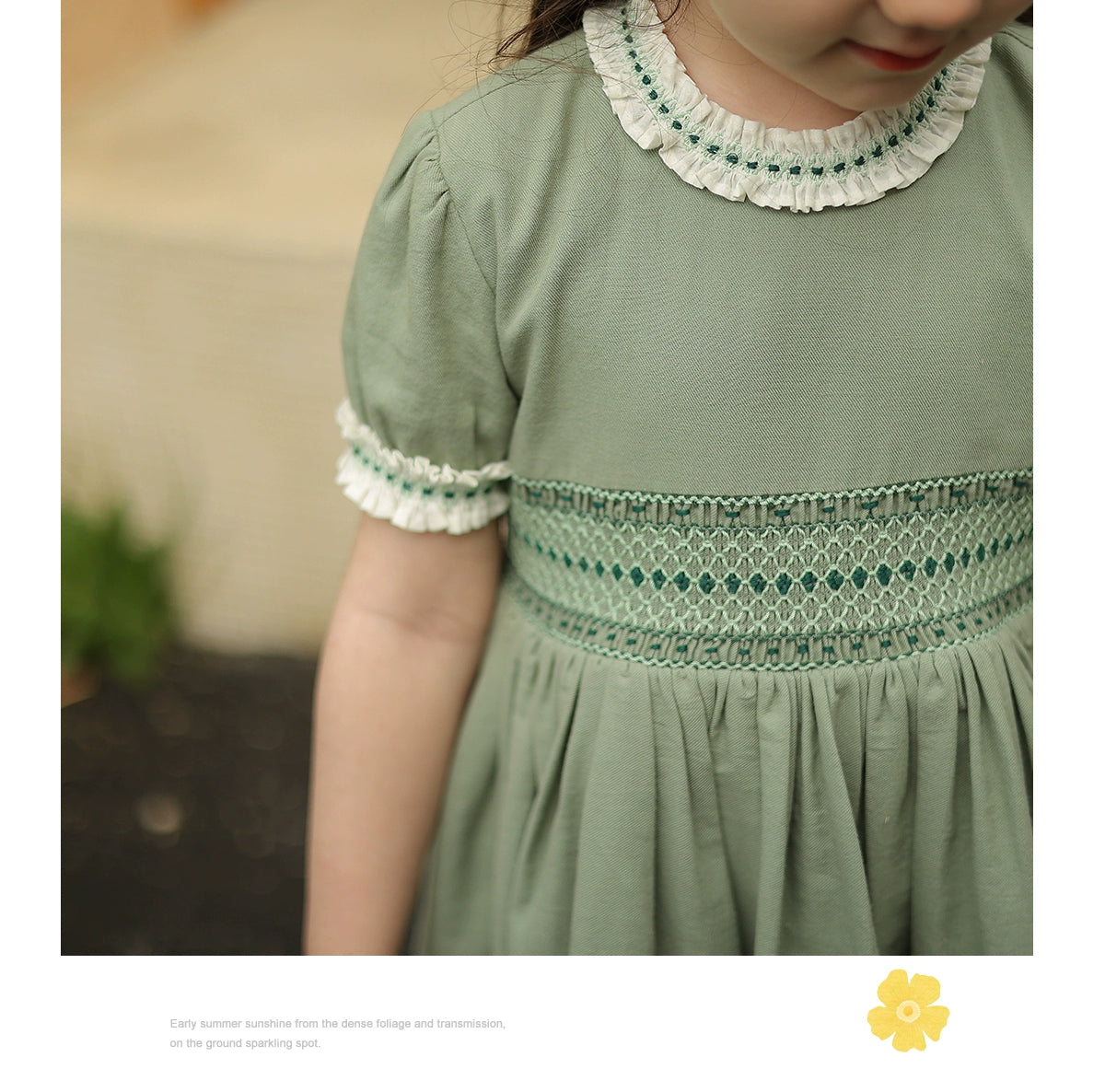 Amazing Sweet and Cute Pure Cotton Dress